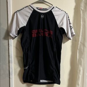 Gracie Barra Black and White Athletic Shirt